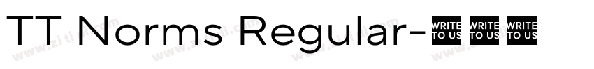 TT Norms Regular字体转换